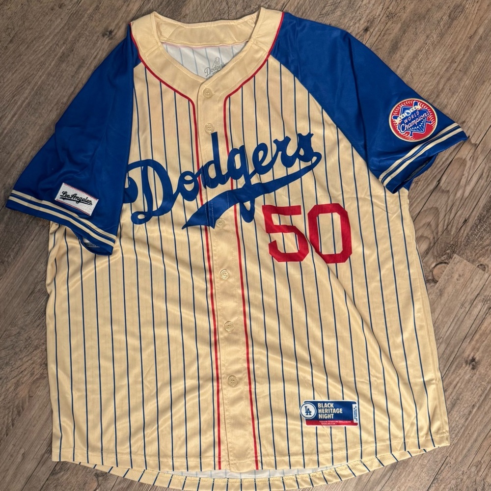 Dodgers Heritage Baseball Jersey